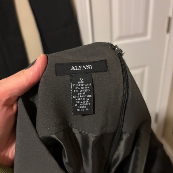 Alfani Women's Dark Gray Pencil Skirt - Picture 5 of 5